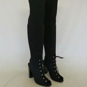 Guess Black Knee High Boots